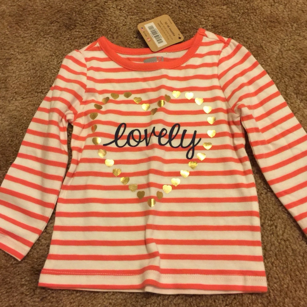NWT girls 12- 18 month long sleeve shirt